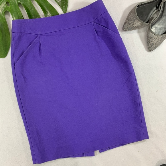 J. Crew Dresses & Skirts - Purple Pencil Skirt | J. Crew